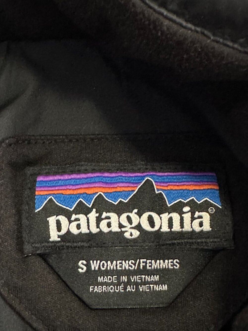 Patagonia Women’s Small Black Quilted Insulated Coat Long Puffer Jacket Recycled - Picture 7 of 9